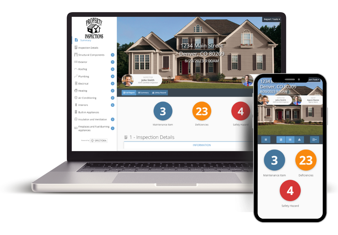Our Spectora reports can be viewed on any device!